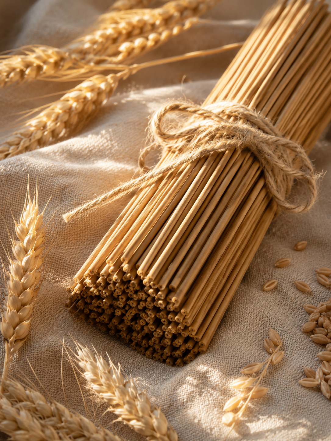Cereales orgánicos de arroz y trigo